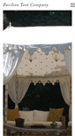 Mobile Screenshot of pavilliontents.com